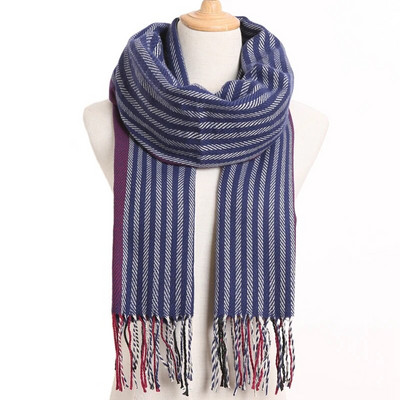 [VIANOSI] Zimski klasični karirani šal Žene Muškarci Foulard Jednobojni šalovi Fashion Casual Wrap Kašmir Bufandas Hombre