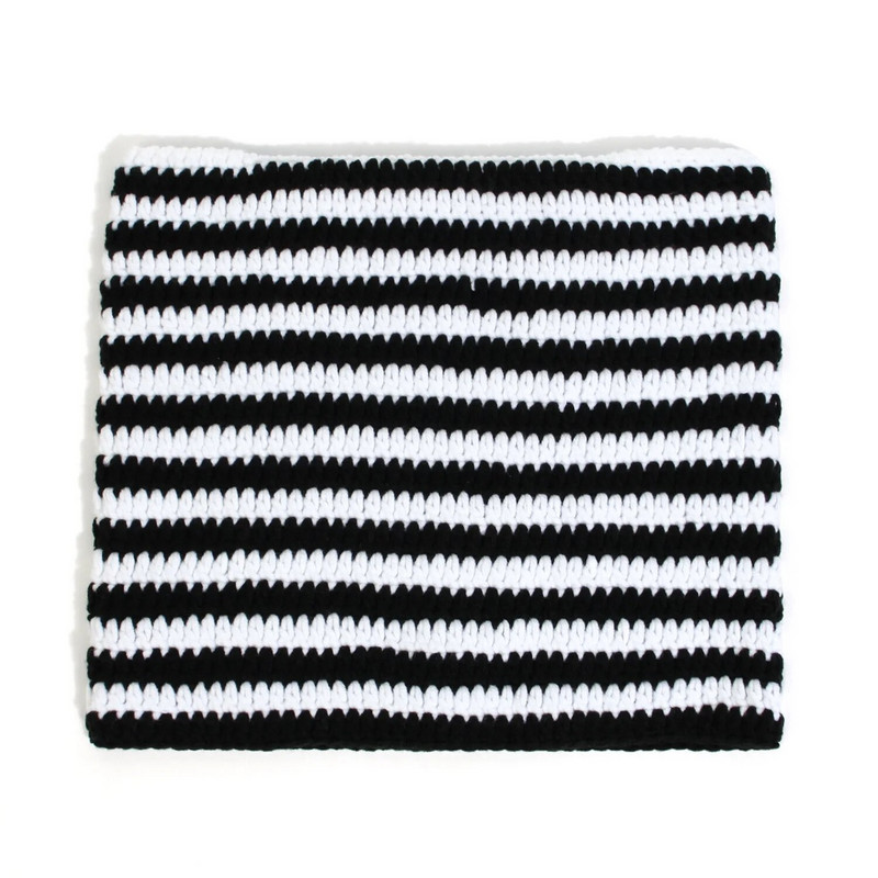 2023. aasta moe naiste sügis ja talv uus naiste villane müts Täiskasvanute triibuline kassimüts Käsitsi valmistatud kootud isikupärastatud soe müts tüdrukutele