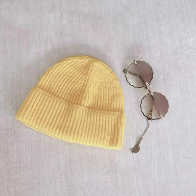 Sieviešu trikotāžas beanie ziemas biezas vienkrāsainas cepures sievietēm vīriešiem Unisex siltas slēpošanas pupiņas Siltas vēja necaurlaidīgas ausu aizsargvāciņas