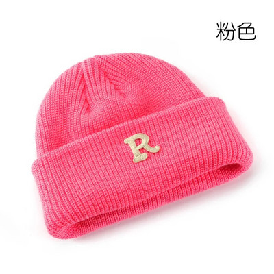 Uus naiste sügis- ja talvine ühevärviline R-täht lokkis kootud müts õues rattasõiduks soe külmakindel kõrvakaitse villane müts