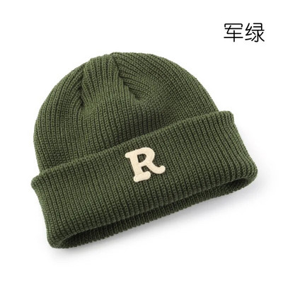 Uus naiste sügis- ja talvine ühevärviline R-täht lokkis kootud müts õues rattasõiduks soe külmakindel kõrvakaitse villane müts