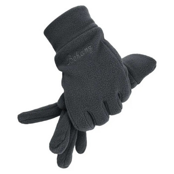 Зимни ръкавици Мъже Колоездене Велосипед Дамски термичен полар Устойчив на студ Устойчивост на вятър Вятър Водоустойчив велосипед Топли ръкавици за бягане на открито Ски ръкавица
