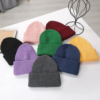 Χειμερινά καπέλα 2022 για Unisex New Beanies Πλεκτά μασίφ χαριτωμένο καπέλο Γυναικεία φθινοπωρινά γυναικεία καπέλα Beanie Καπέλα ζεστό καπό ανδρικό casual καπέλο