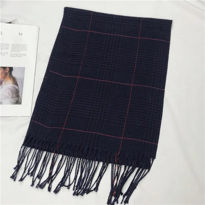 Ruházati kiegészítők, sálak és pakolatok, kockás férfi sál, meleg, rojtos férfi nyak