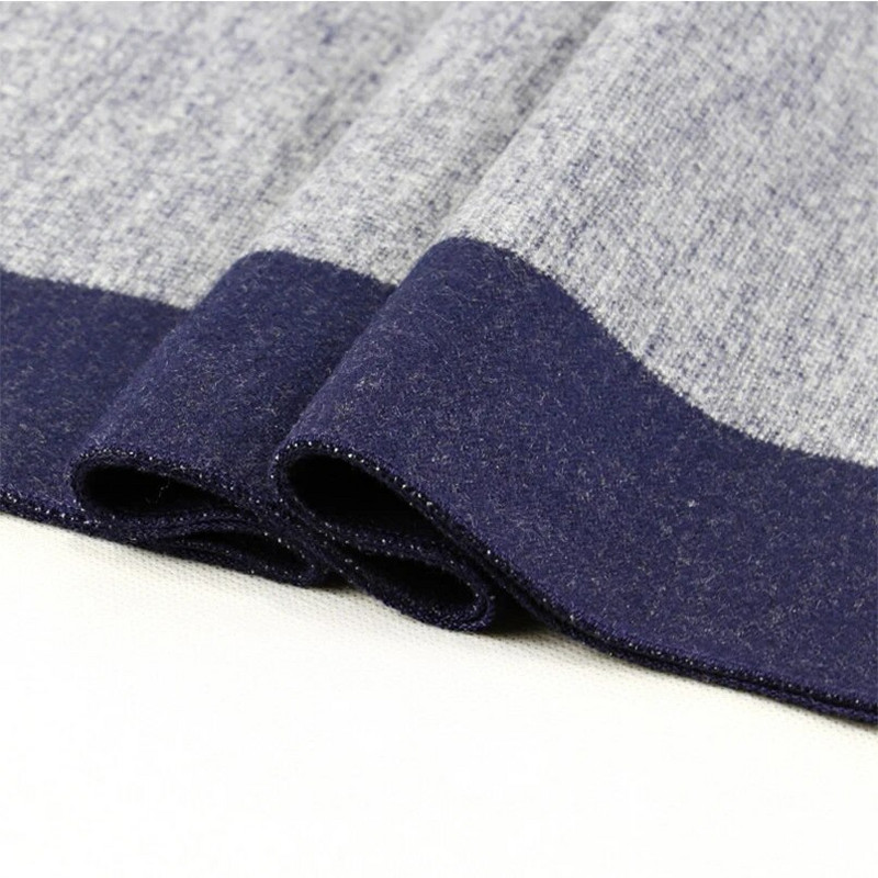 EAGLEBORN új téli sál Cashmere Infinity luxus sálak férfi négyzet alakú rácsos sál férfiaknak fekete csíkos téli takaró sál