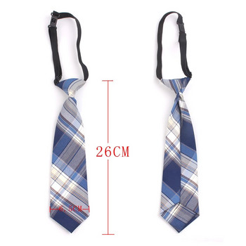Στενές γραβάτες για αγόρια Κοριτσίστικα κοστούμια μόδας καρό γραβάτα λαιμό για παιδιά Λαστιχένια γραβάτα απλή τσεκ φοιτητική γραβάτα για πάρτι Gravata