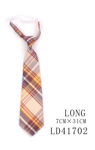 Kitsad lipsud poistele Tüdrukutele Moeülikonnad Ruuduline kaelalips Lastele Kummist lips Lihtne ruudukujuline õpilase lips peoks Gravata