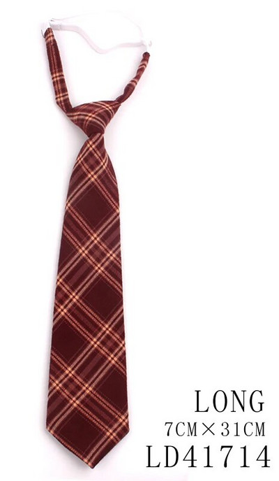 Kitsad lipsud poistele Tüdrukutele Moeülikonnad Ruuduline kaelalips Lastele Kummist lips Lihtne ruudukujuline õpilase lips peoks Gravata