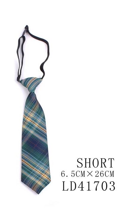 Kitsad lipsud poistele Tüdrukutele Moeülikonnad Ruuduline kaelalips Lastele Kummist lips Lihtne ruudukujuline õpilase lips peoks Gravata