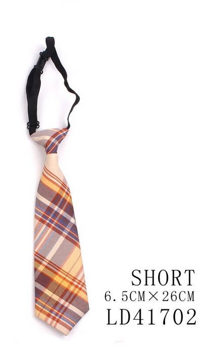 Kitsad lipsud poistele Tüdrukutele Moeülikonnad Ruuduline kaelalips Lastele Kummist lips Lihtne ruudukujuline õpilase lips peoks Gravata