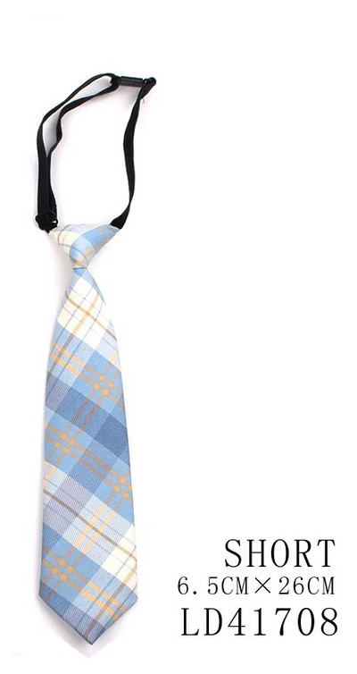 Kitsad lipsud poistele Tüdrukutele Moeülikonnad Ruuduline kaelalips Lastele Kummist lips Lihtne ruudukujuline õpilase lips peoks Gravata