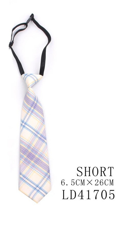 Kitsad lipsud poistele Tüdrukutele Moeülikonnad Ruuduline kaelalips Lastele Kummist lips Lihtne ruudukujuline õpilase lips peoks Gravata