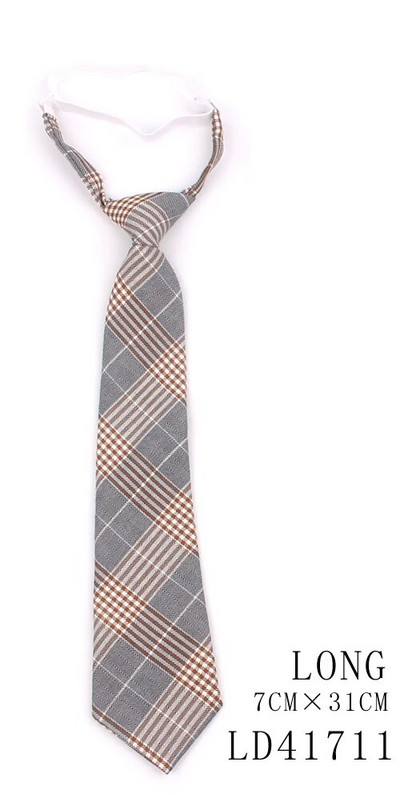 Kitsad lipsud poistele Tüdrukutele Moeülikonnad Ruuduline kaelalips Lastele Kummist lips Lihtne ruudukujuline õpilase lips peoks Gravata