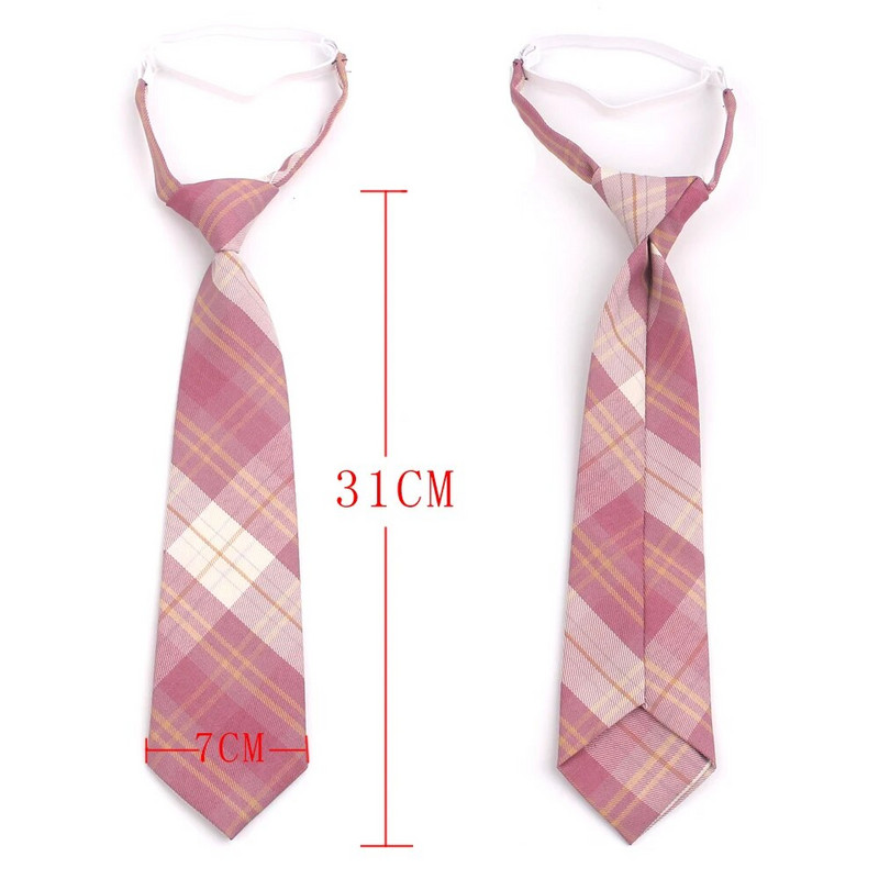 Kitsad lipsud poistele Tüdrukutele Moeülikonnad Ruuduline kaelalips Lastele Kummist lips Lihtne ruudukujuline õpilase lips peoks Gravata