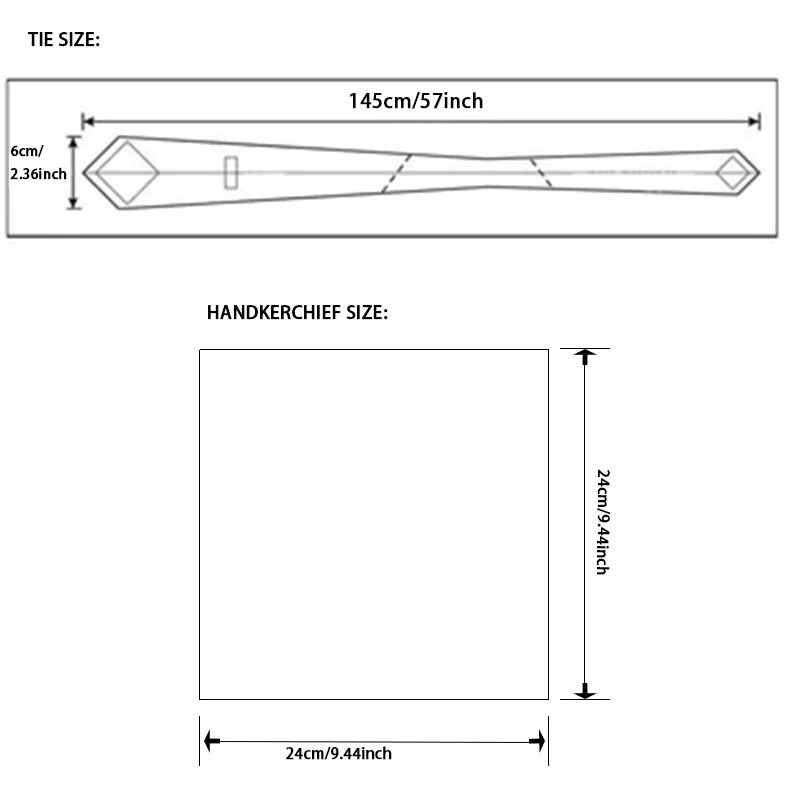 Uključeno trodijelno odijelo od 8 cm/3,15 inča, četvrtasti šal, dugmad za manžete