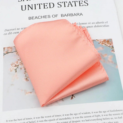 Jednobojni rupčić Visoka moda Džepni kvadrat Vintage poliesterski muški ručnik Hanky za poslovna odijela Dodaci