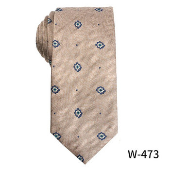 Χακί Γραβάτες Ανδρική επαγγελματική γραβάτα για γαμήλιο κοστούμι Γραβάτα για άντρες Μόδα καφέ Floral Dot Stripe Vintage Γραβάτες Χονδρική Gravat