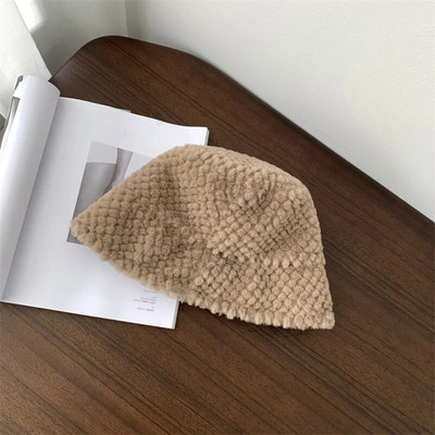 Zimska deblja topla šešir za žene Lady Meko krzneno umjetno krzno Ribarske panama kape Jednobojne vjetrootporne plišane kape za umivaonik