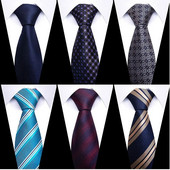 Kravata za muškarce Gravatas izvrsne kvalitete u više boja, kravata oko vrata 7,5 cm, geometrijska ljubičasta hombre, svečana odjeća, dar za dečka