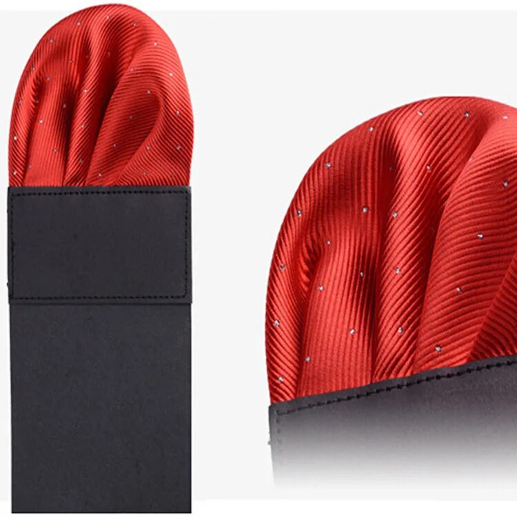 Muški prethodno presavijeni džepni kvadratni jednobojni rupčići s točkicama, 17 boja, džentlmenski formalni ručnik za svatove, poslovni ručnik na prsima