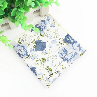 Krāsains ziedu kabatlakats 100% kokvilna Hankie 24cm sieviešu un vīriešu ikdienas ballītes kabatas kvadrātveida dāvana smokinga tauriņa kaklasaites aksesuārs