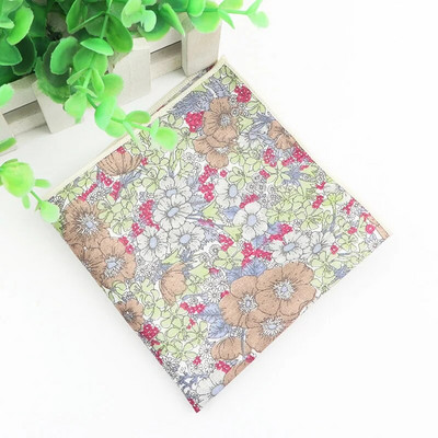 Krāsains ziedu kabatlakats 100% kokvilna Hankie 24cm sieviešu un vīriešu ikdienas ballītes kabatas kvadrātveida dāvana smokinga tauriņa kaklasaites aksesuārs