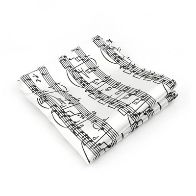 Glazbene note Gitara Smiješne maramice iz crtića 23 cm Poliesterski džepni kvadrat Poslovni smoking Kravata Muško odijelo Rupčić Poklon dodatak