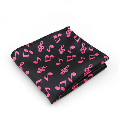 Glazbene note Gitara Smiješne maramice iz crtića 23 cm Poliesterski džepni kvadrat Poslovni smoking Kravata Muško odijelo Rupčić Poklon dodatak