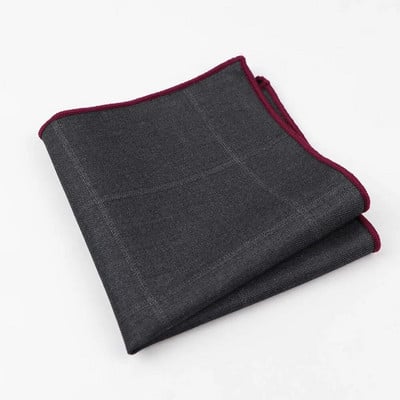 Dryžuota kvadratinė kišenė vyrams Paisley modelio medvilninė nosinaitė Spalvinga vienspalvė džentelmenų vestuvių dizainerio kišenė kvadratinė