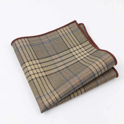 Dryžuota kvadratinė kišenė vyrams Paisley modelio medvilninė nosinaitė Spalvinga vienspalvė džentelmenų vestuvių dizainerio kišenė kvadratinė