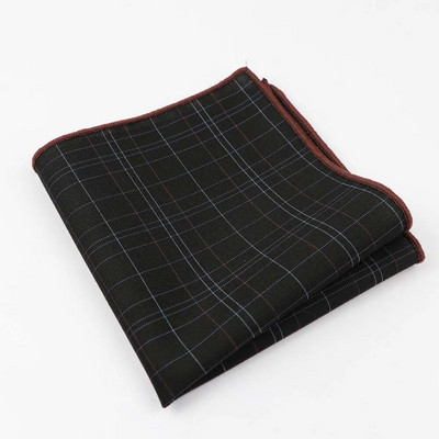 Dryžuota kvadratinė kišenė vyrams Paisley modelio medvilninė nosinaitė Spalvinga vienspalvė džentelmenų vestuvių dizainerio kišenė kvadratinė