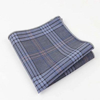 Dryžuota kvadratinė kišenė vyrams Paisley modelio medvilninė nosinaitė Spalvinga vienspalvė džentelmenų vestuvių dizainerio kišenė kvadratinė