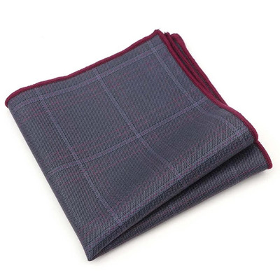 Dryžuota kvadratinė kišenė vyrams Paisley modelio medvilninė nosinaitė Spalvinga vienspalvė džentelmenų vestuvių dizainerio kišenė kvadratinė