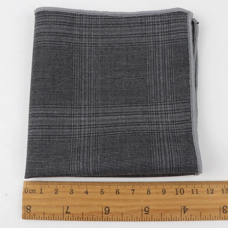 Dryžuota kvadratinė kišenė vyrams Paisley modelio medvilninė nosinaitė Spalvinga vienspalvė džentelmenų vestuvių dizainerio kišenė kvadratinė