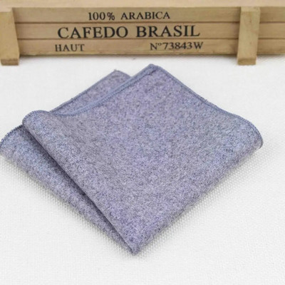 Visokokvalitetni šalovi s rupčićima Vintage vunene marame Muški džepni rupčići s prugama, jednobojni pamuk 23*23 cm