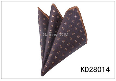 Floral Jacquard Ανδρική Τσέπη Τετράγωνο για Δώρο Vintage Hankies Νυφική Πετσέτα Τσέπη Μαντήλι Ανδρικό Κοστούμι Πετσέτα στήθους 24 x 24 cm