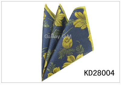 Floral Jacquard Ανδρική Τσέπη Τετράγωνο για Δώρο Vintage Hankies Νυφική Πετσέτα Τσέπη Μαντήλι Ανδρικό Κοστούμι Πετσέτα στήθους 24 x 24 cm