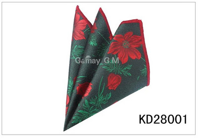 Floral Jacquard Ανδρική Τσέπη Τετράγωνο για Δώρο Vintage Hankies Νυφική Πετσέτα Τσέπη Μαντήλι Ανδρικό Κοστούμι Πετσέτα στήθους 24 x 24 cm