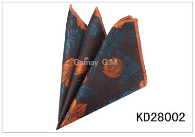 Floral Jacquard Ανδρική Τσέπη Τετράγωνο για Δώρο Vintage Hankies Νυφική Πετσέτα Τσέπη Μαντήλι Ανδρικό Κοστούμι Πετσέτα στήθους 24 x 24 cm