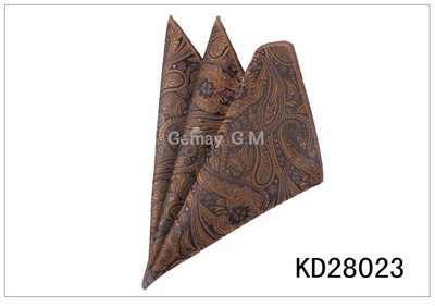 Floral Jacquard Ανδρική Τσέπη Τετράγωνο για Δώρο Vintage Hankies Νυφική Πετσέτα Τσέπη Μαντήλι Ανδρικό Κοστούμι Πετσέτα στήθους 24 x 24 cm