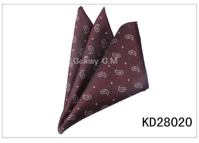 Floral Jacquard Ανδρική Τσέπη Τετράγωνο για Δώρο Vintage Hankies Νυφική Πετσέτα Τσέπη Μαντήλι Ανδρικό Κοστούμι Πετσέτα στήθους 24 x 24 cm