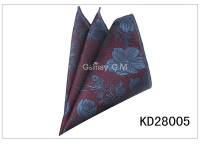 Floral Jacquard Ανδρική Τσέπη Τετράγωνο για Δώρο Vintage Hankies Νυφική Πετσέτα Τσέπη Μαντήλι Ανδρικό Κοστούμι Πετσέτα στήθους 24 x 24 cm