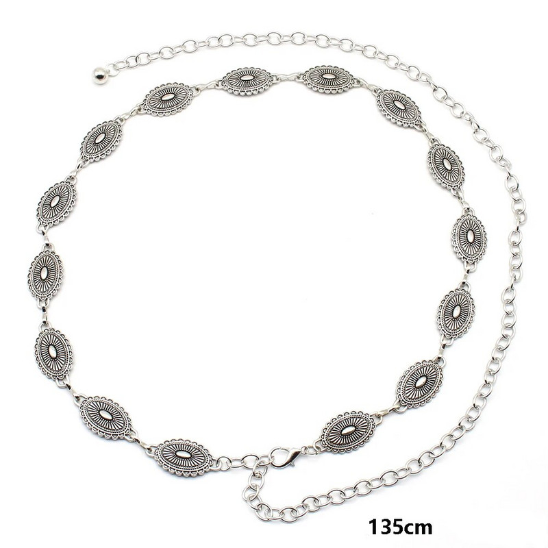 Modes ģeometriskas šauras Conchos ķēdes jostas sievietēm