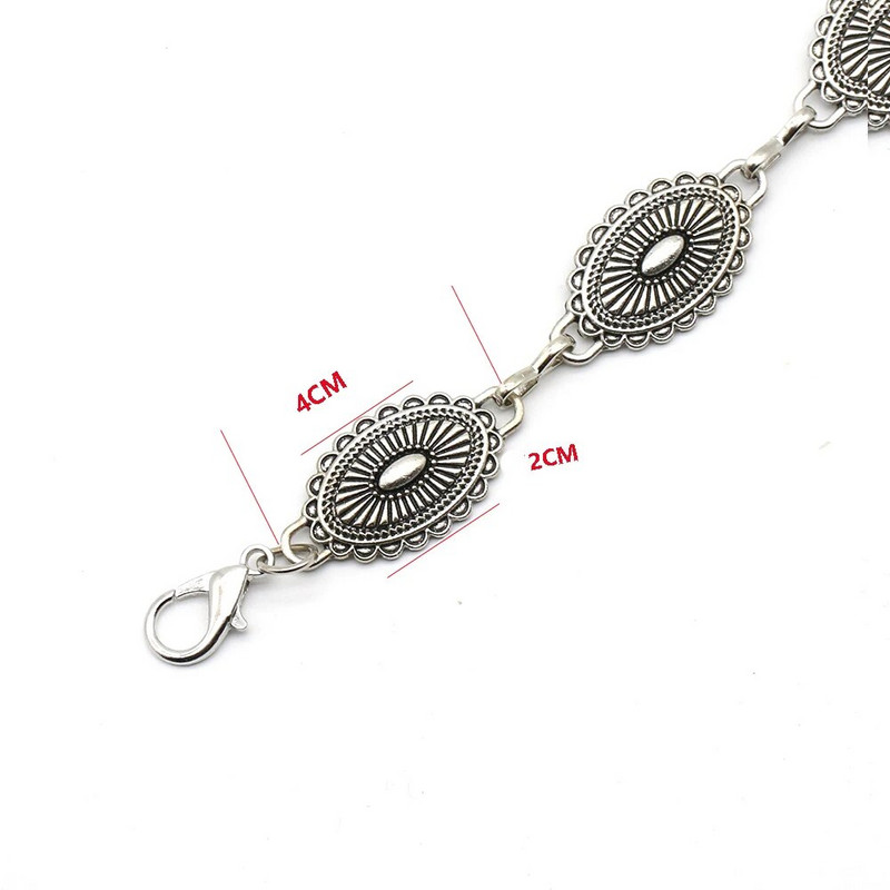 Modes ģeometriskas šauras Conchos ķēdes jostas sievietēm