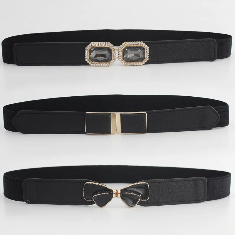 Ženska haljina s elastičnim pojasom Vintage modni elastični pojasevi oko struka Ženski geometrijski ukrasni široki pojasevi Odjevni dodaci