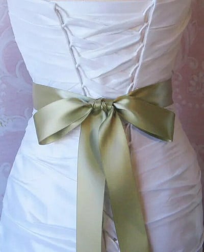 JLZXSY Satenska vrpca od 3 jarda Vjenčani remen/Vjenčani pojas/Večernja haljina 5 cm Satenska vrpca s dvostrukim licem Odaberite boju