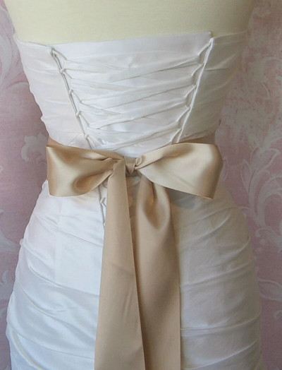 JLZXSY Satenska vrpca od 3 jarda Vjenčani remen/Vjenčani pojas/Večernja haljina 5 cm Satenska vrpca s dvostrukim licem Odaberite boju