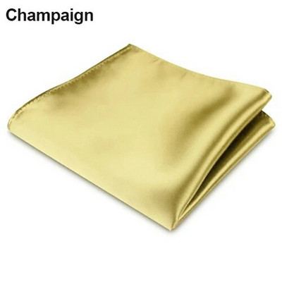 Vīriešu satīna vienkrāsaini vienkrāsaini uzvalki, kabatas kvadrāts