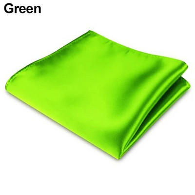 Vīriešu satīna vienkrāsaini vienkrāsaini uzvalki, kabatas kvadrāts