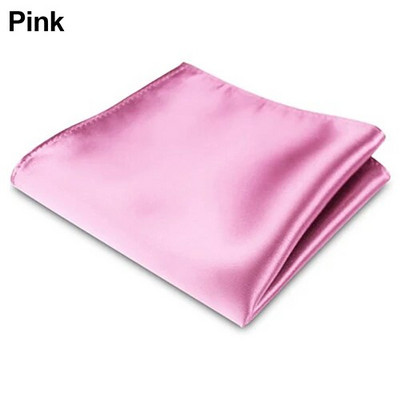 Vīriešu satīna vienkrāsaini vienkrāsaini uzvalki, kabatas kvadrāts